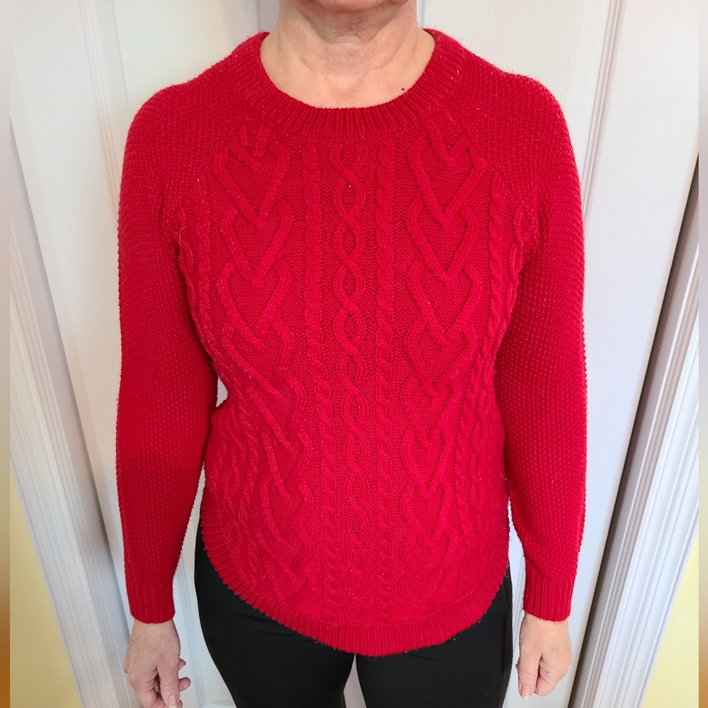 🌟Red Knit Sweater Size XS